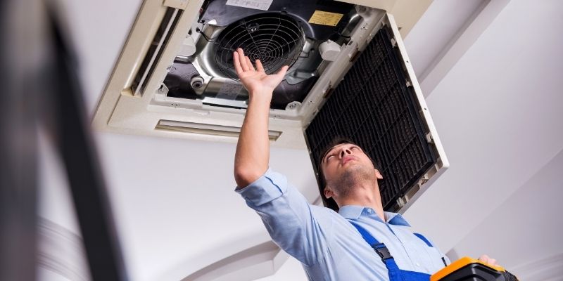 AC duct maintenance